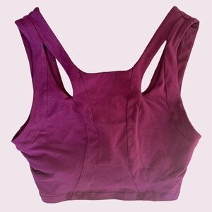 Alo yoga purple sports bra